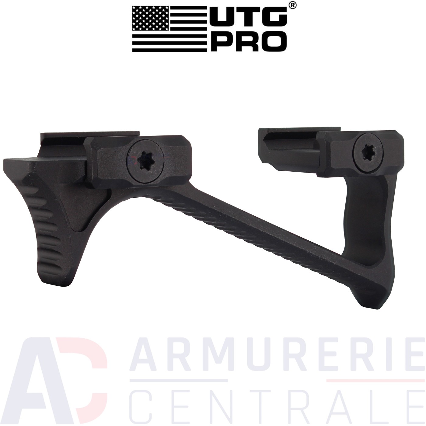 Poignée UTG Angle-Grip aluminium rail Picatinny Poignée UTG Angle-Grip aluminium rail Picatinny