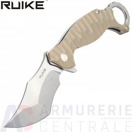 Couteau RUIKE P881-W à manche courbé