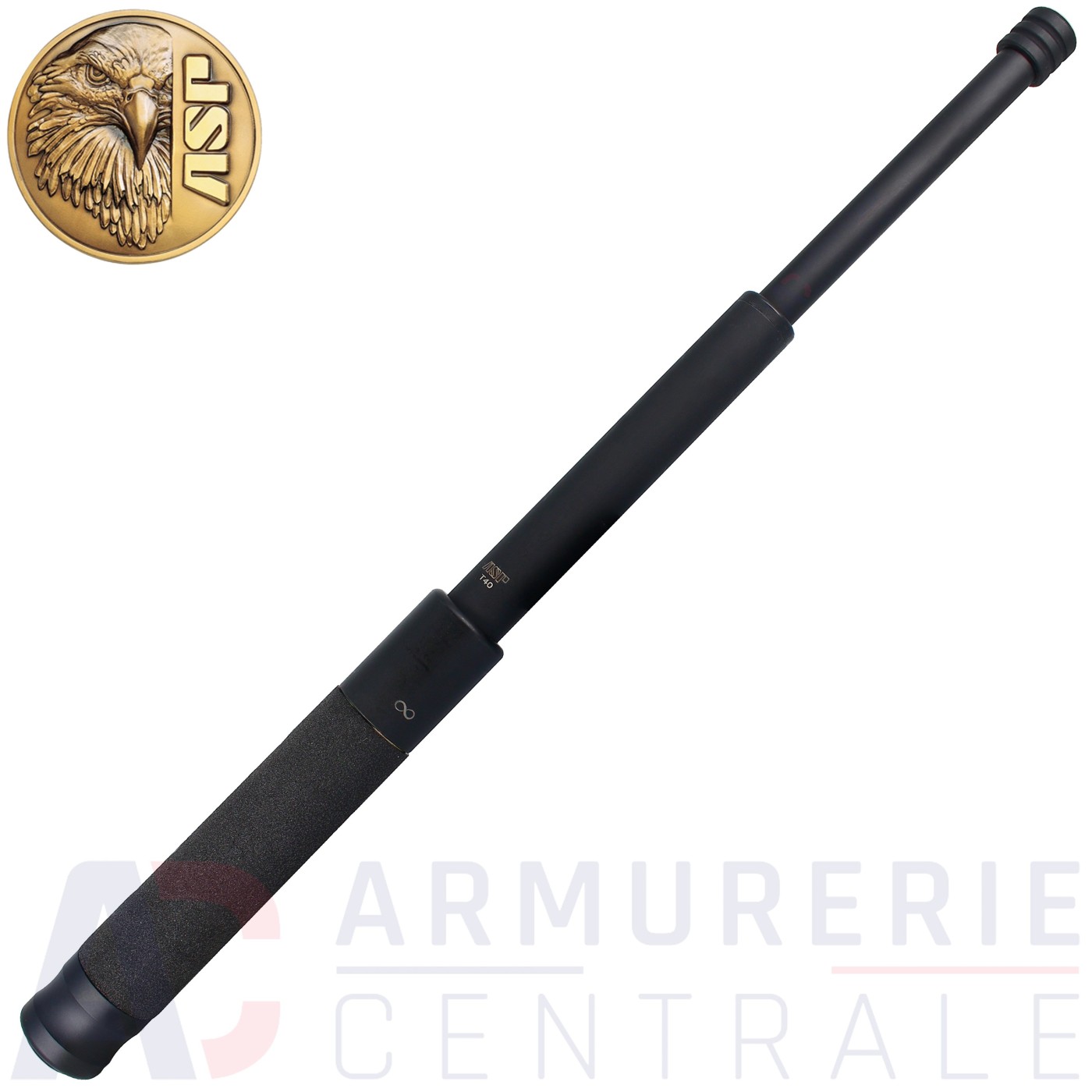 Matraque TALON 16" acier ASP avec bouton fermeture