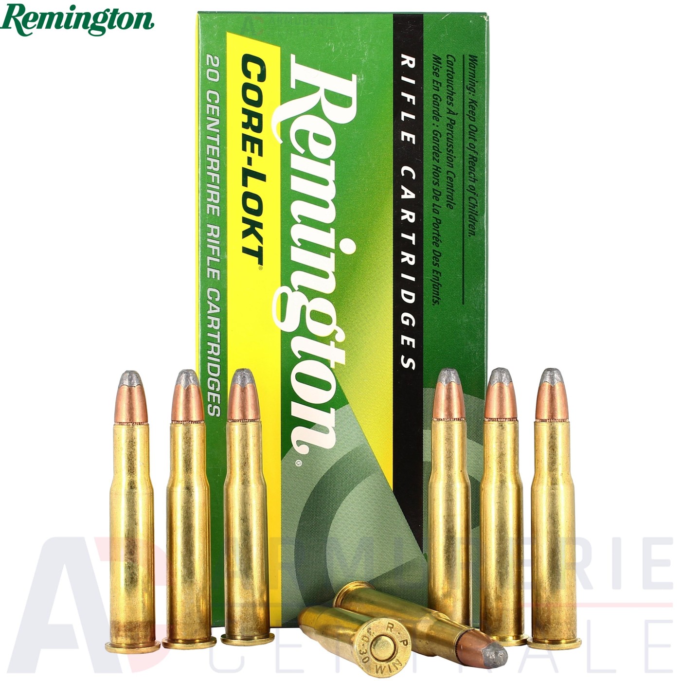 20 Remington Core-Lokt SP Cal.30-30 WIN 150 grains 20 Remington Core-Lokt SP Cal.30-30 WIN 150 grains
