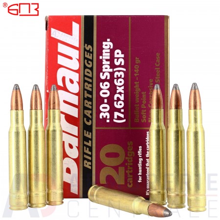 20 Barnaul calibre 30-06 Spring Soft Point 140gr