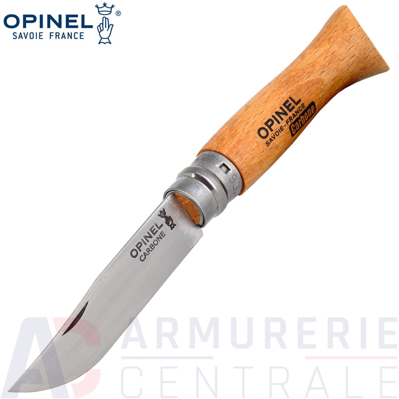 Opinel n&deg;6 - Lame  Acier Carbone