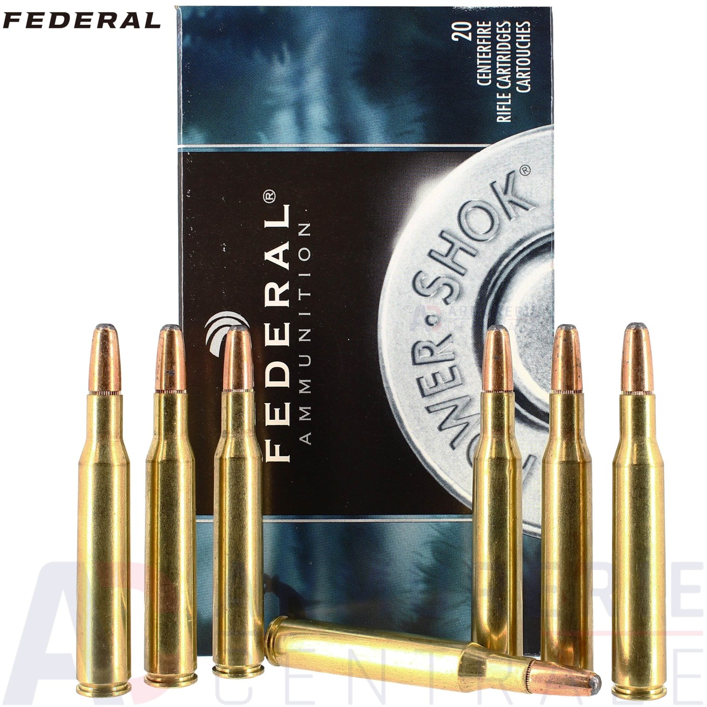 20 cartouches Federal 270 Win Power-Shok 150 gr 20 cartouches Federal 270 Win Power-Shok 150 gr