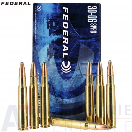 20 cartouches Federal 30-06 Springfield Power-Shok...