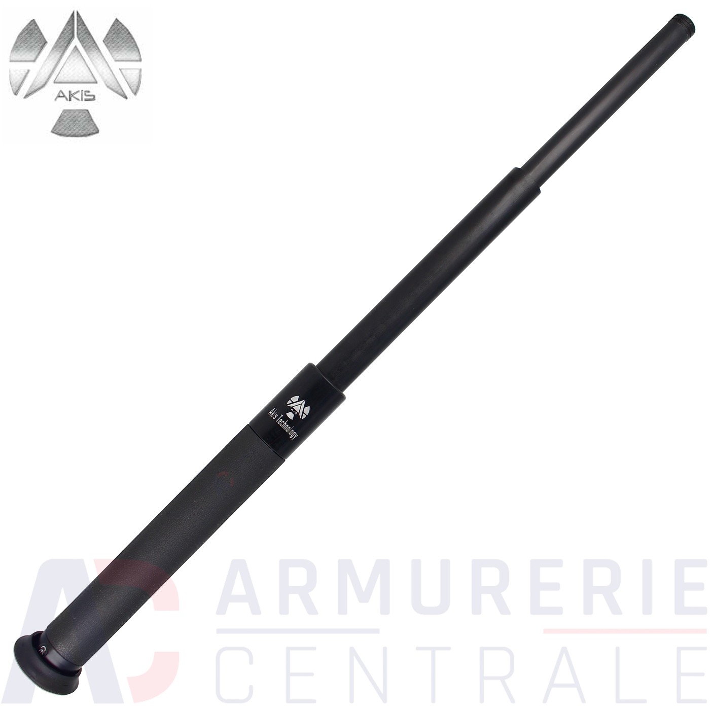 B&acirc;ton t&eacute;l&eacute;scopique AKIS 53 cm + Bouton fermeture
