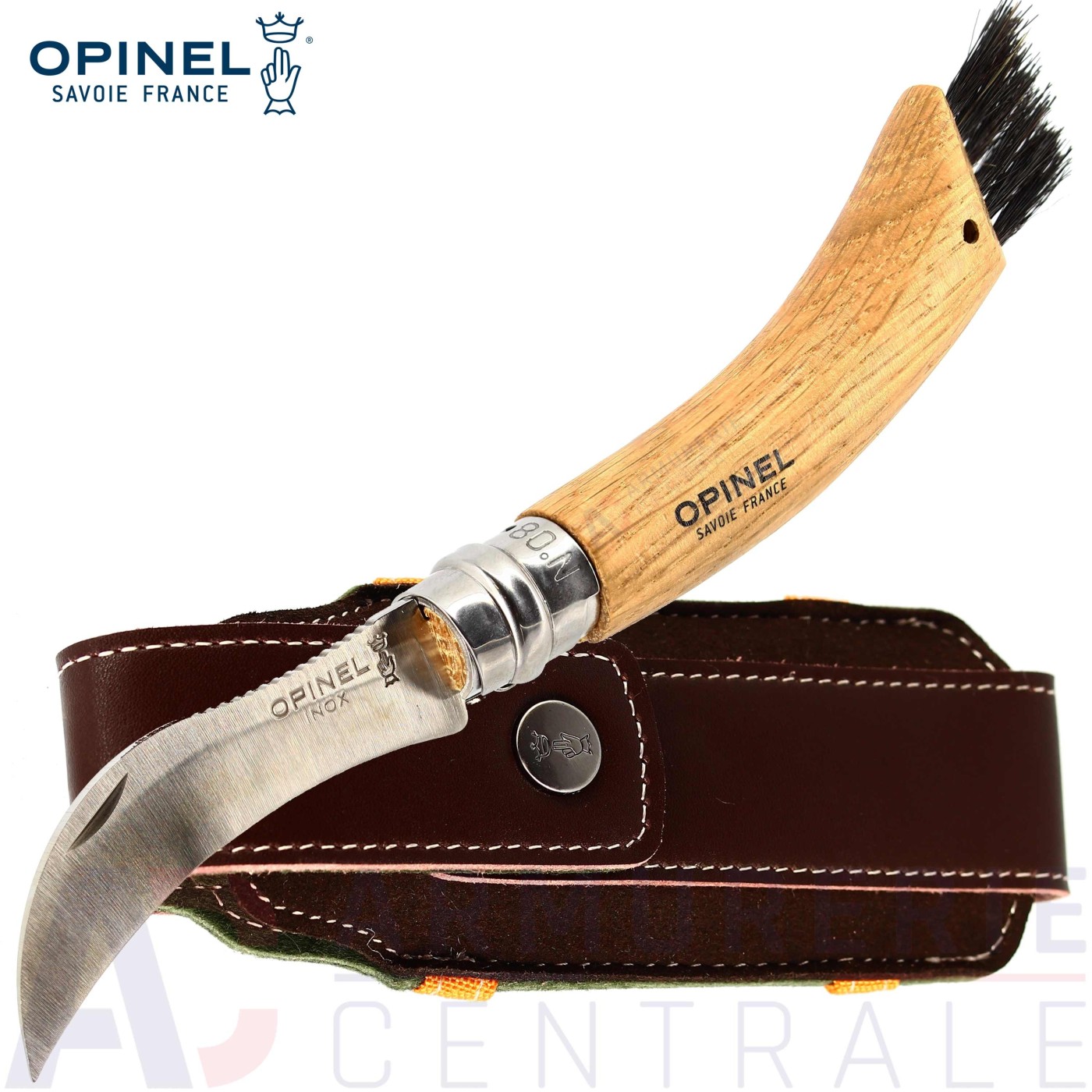 Opinel n&deg;08 Champignons + Plumier