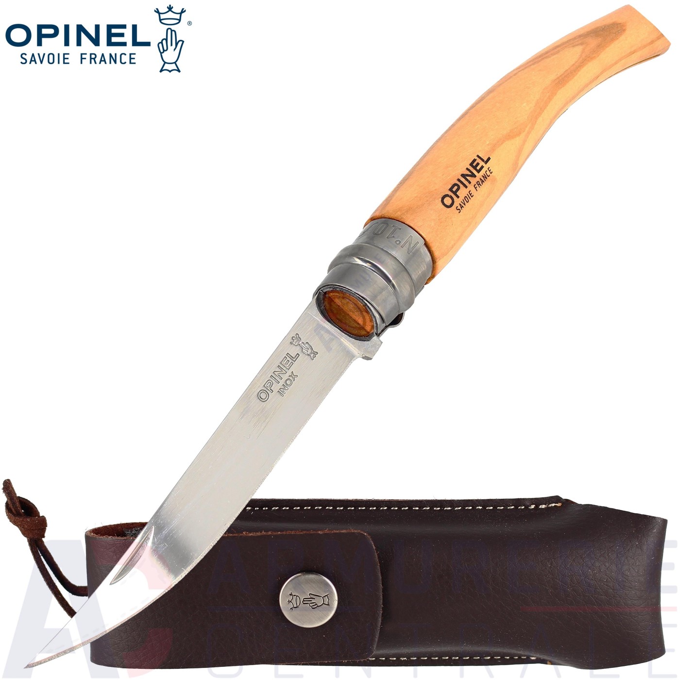 OPINEL plumier effilé n°10 olivier OPINEL plumier effilé n°10 olivier