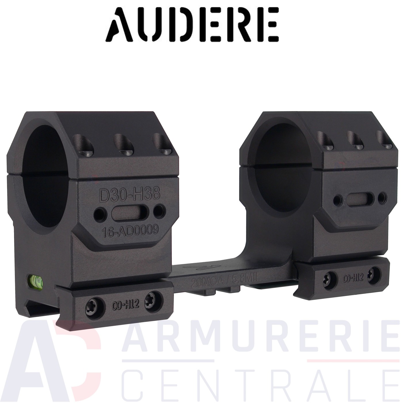 Audere Monobloc Ø 30mm Adversus TLD rail 22 mm Audere Monobloc Ø 30mm Adversus TLD rail 22 mm