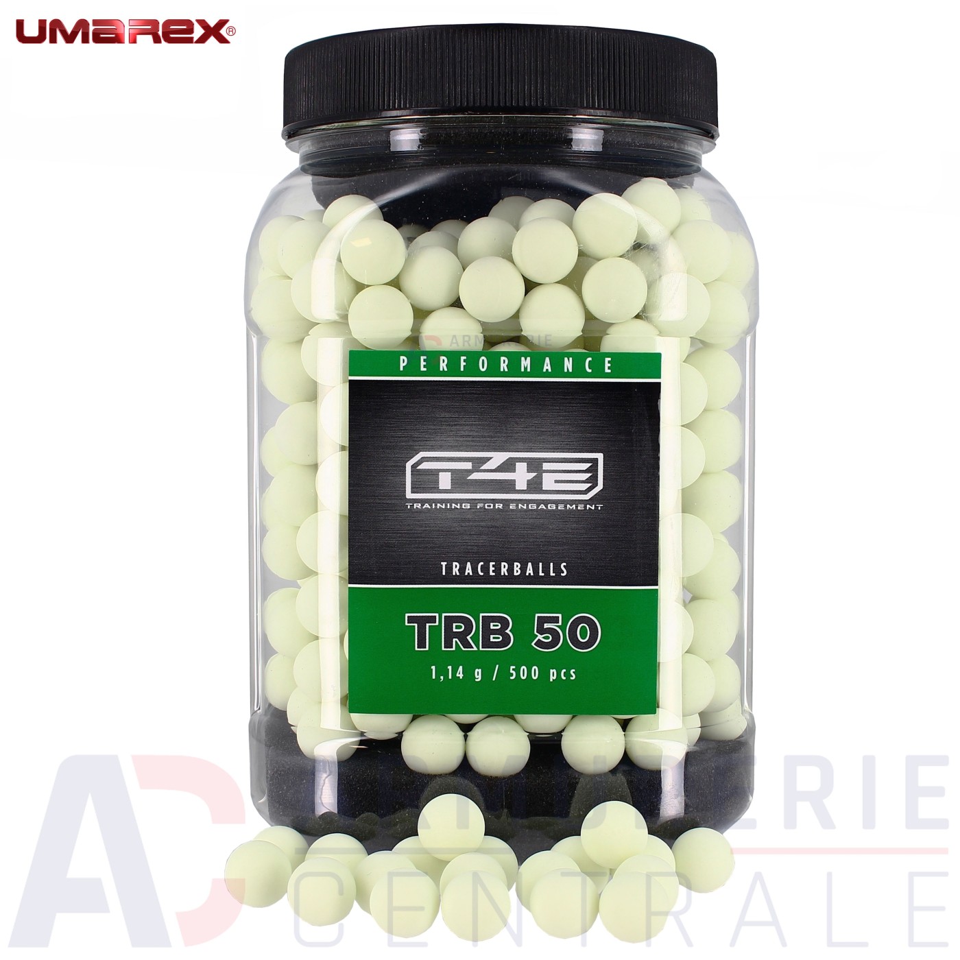 Balles traçantes Umarex T4E TRB50 .50 Balles traçantes Umarex T4E TRB50 .50