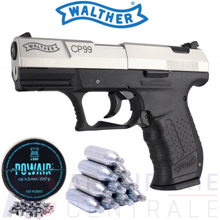 Pistolet Walther CP99 bicolor 4.5 mm (3.5 joules)