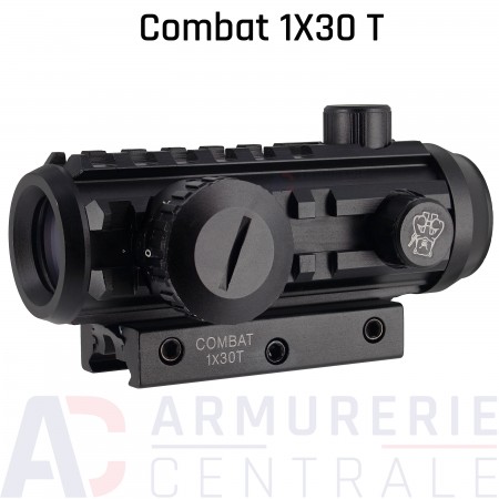 Viseur point rouge Combat 1X30 T rail Picatinny