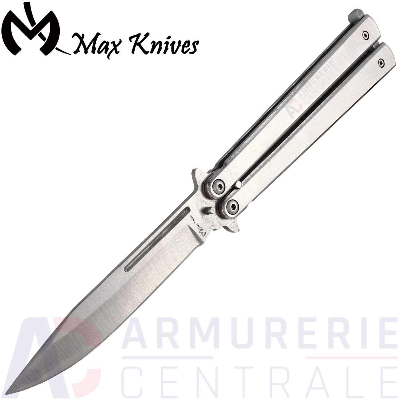 Couteau papillon Max Knives P24S silver Couteau papillon Max Knives P24S silver