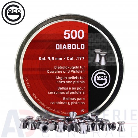 Plombs Geco Diabolo Plat 4.5mm x500