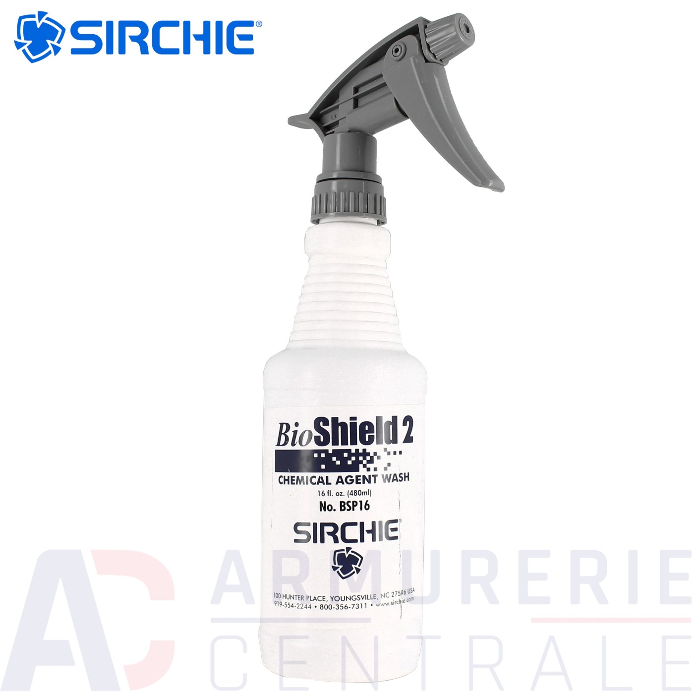 D&eacute;contaminant lacrymog&egrave;ne CS et Poivre Bio Shield 2 - 473ml