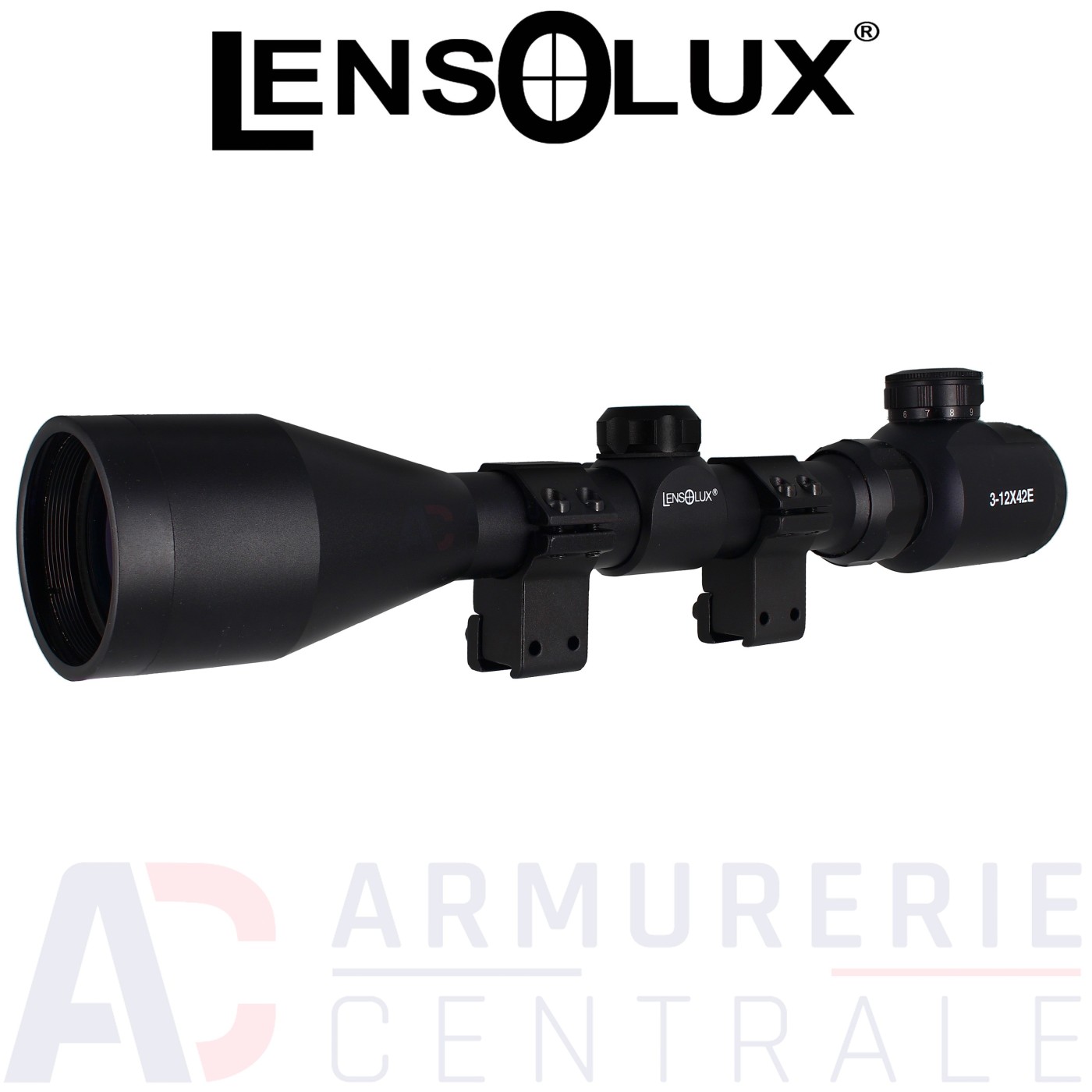 Lunette Lensolux 3-12X42E illuminated montage 11mm Lunette Lensolux 3-12X42E illuminated montage 11mm