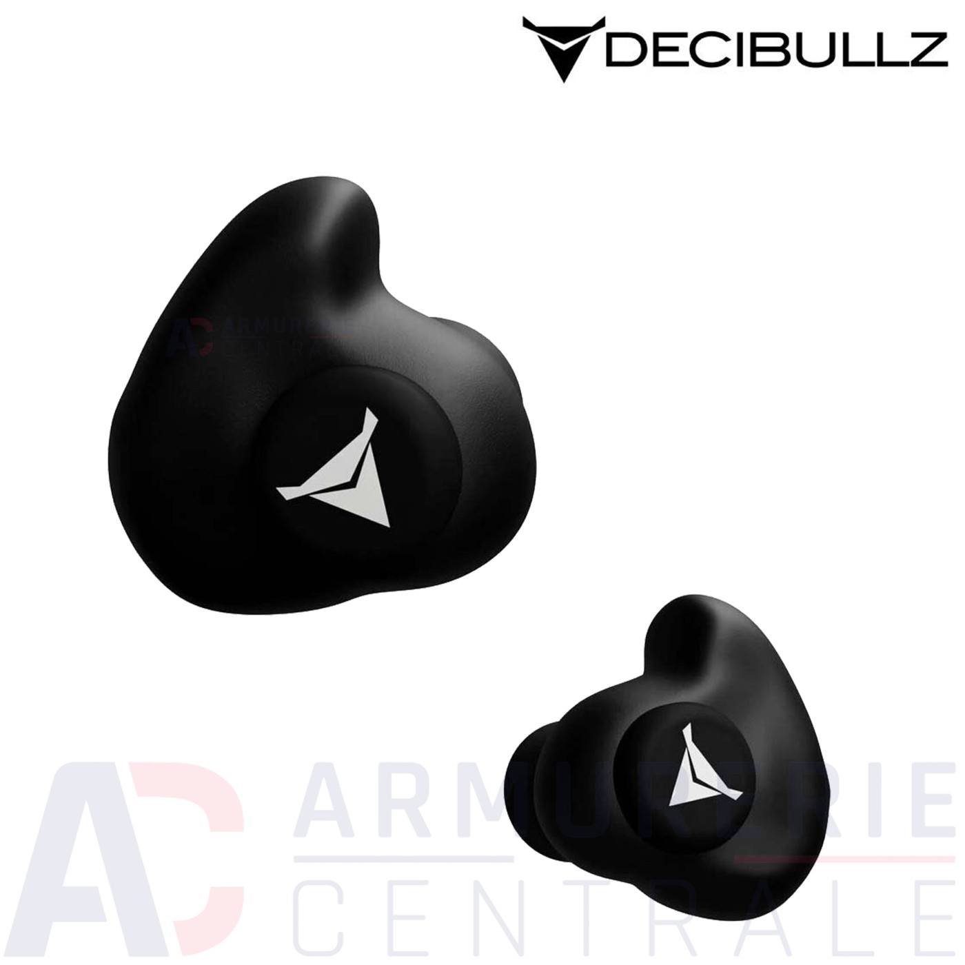 Bouchons d'oreille sur mesure Decibullz noir (31 dB)
