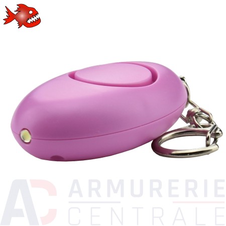 Alarme Porte-clé Piranha rose 120 db