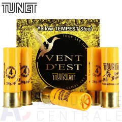 Cartouches TUNET Yellow Tempest Steel 24 grammes 20/70