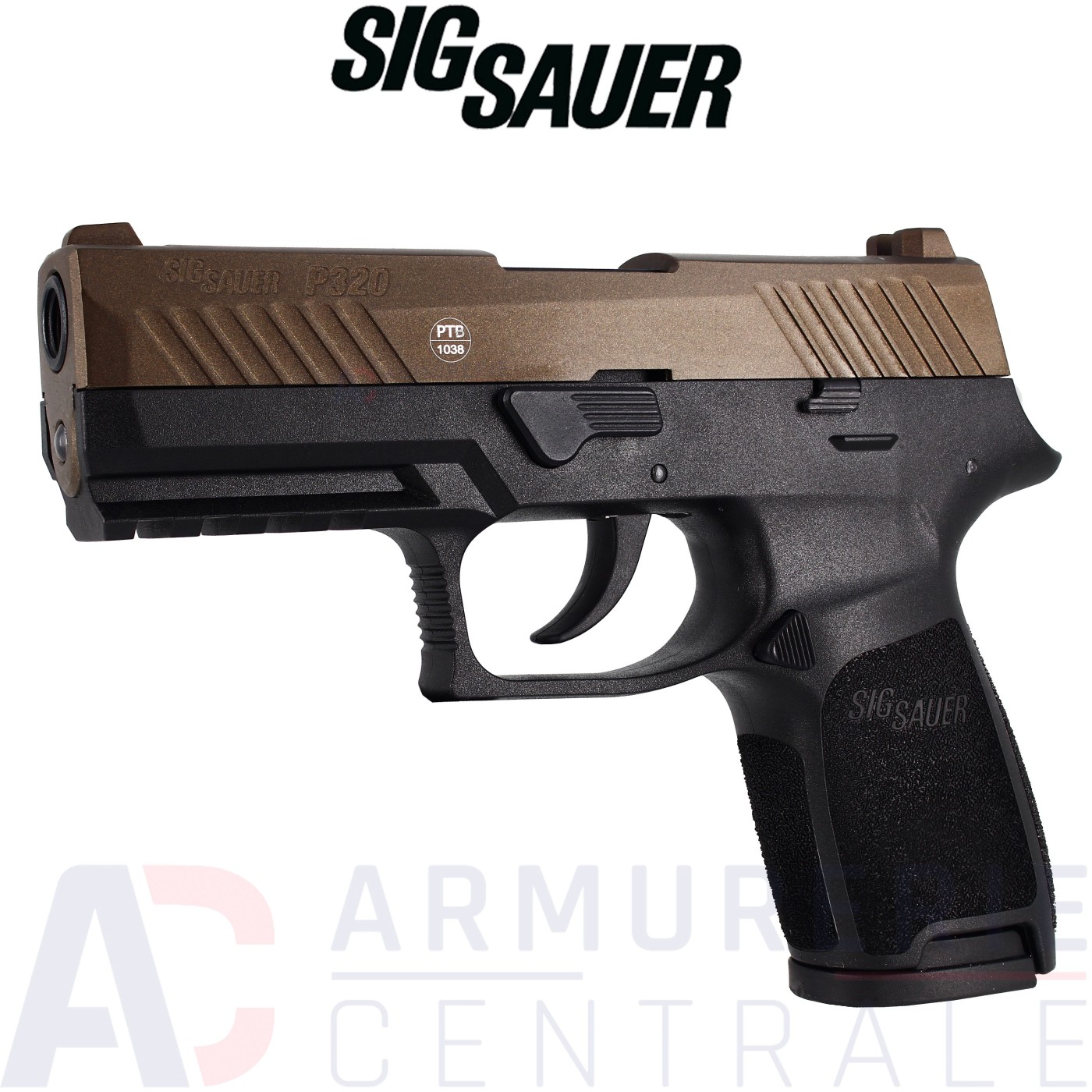 Pistolet Sig Sauer P320 Midnight Bronze 9mm PAK