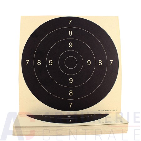 Lot de 100 centres de cibles 21X21