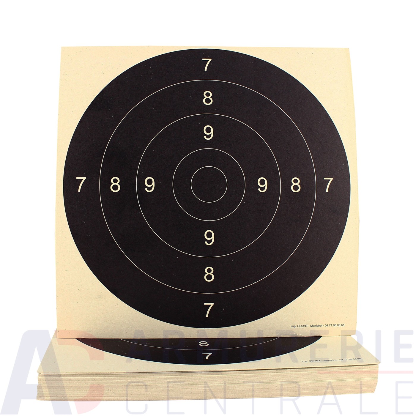 Lot de 100 centres de cibles 21X21 Lot de 100 centres de cibles 21X21