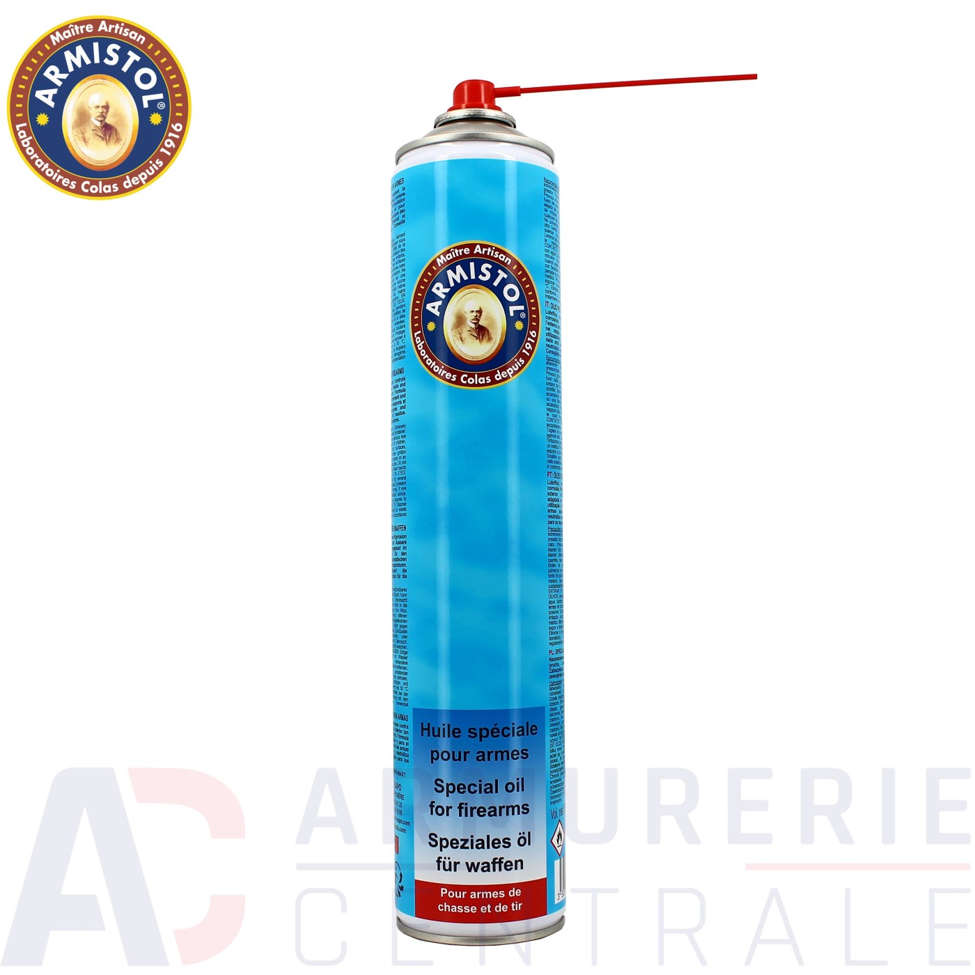 Bombe 750 ml ARMISTOL huile d'entretien armes Bombe 750 ml ARMISTOL huile d'entretien armes