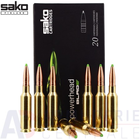 Cartouches Sako PowerHead Blade .6.5 Creedmoor 120 gr