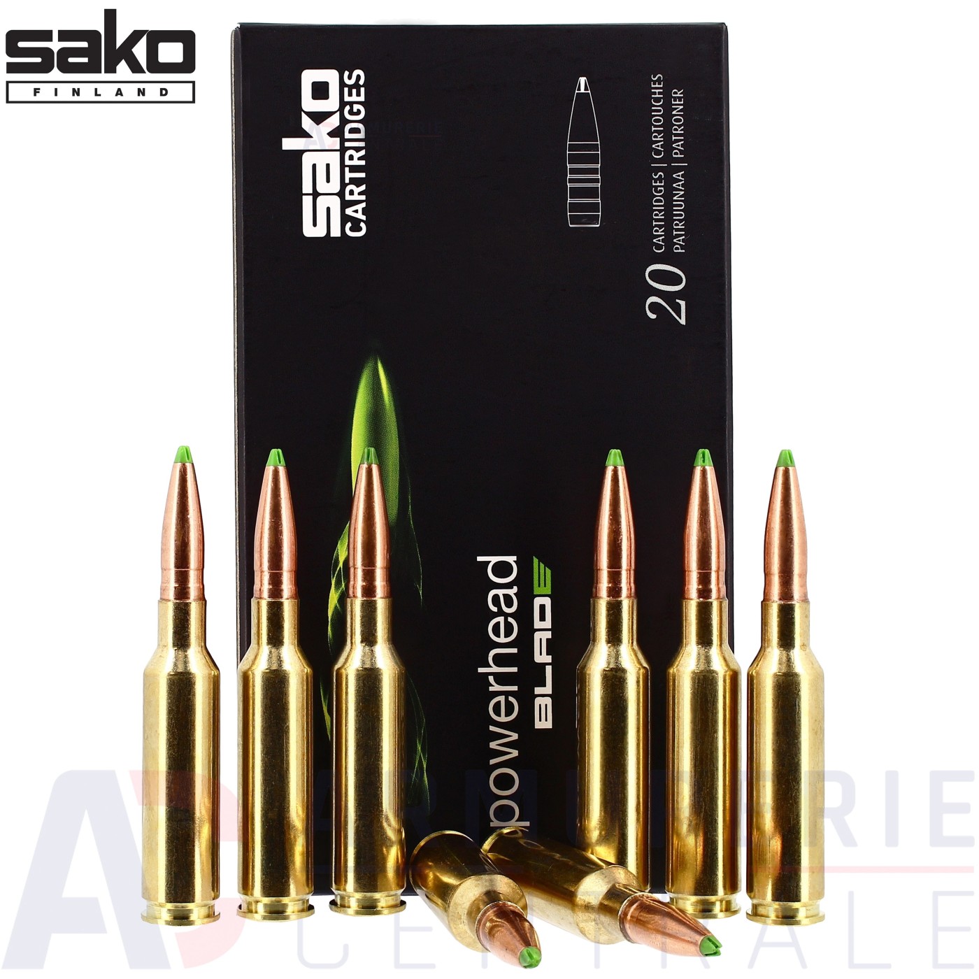Cartouches Sako PowerHead Blade .6.5 Creedmoor 120 gr
