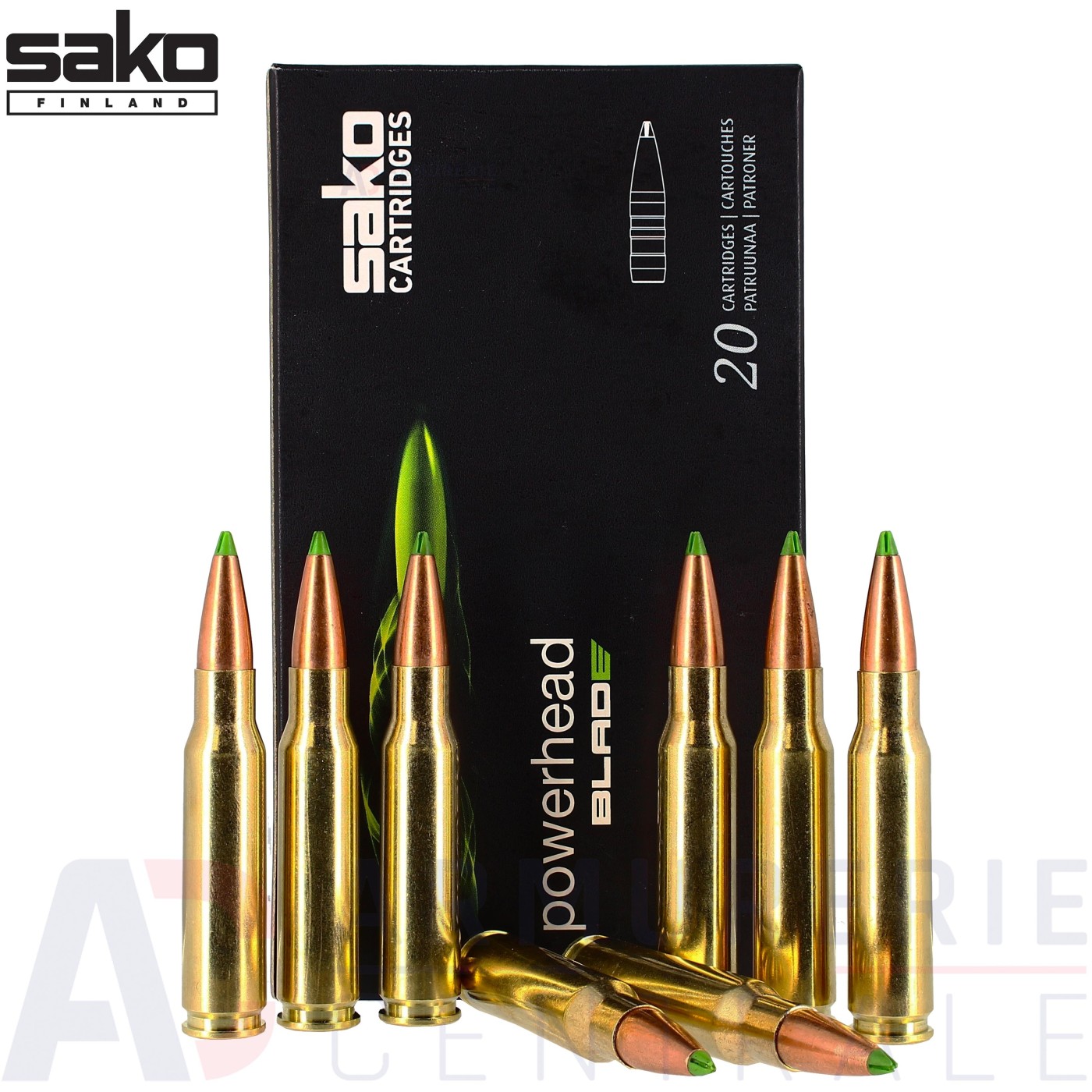 Cartouches Sako PowerHead Blade .308 Win 160 gr Cartouches Sako PowerHead Blade .308 Win 160 gr