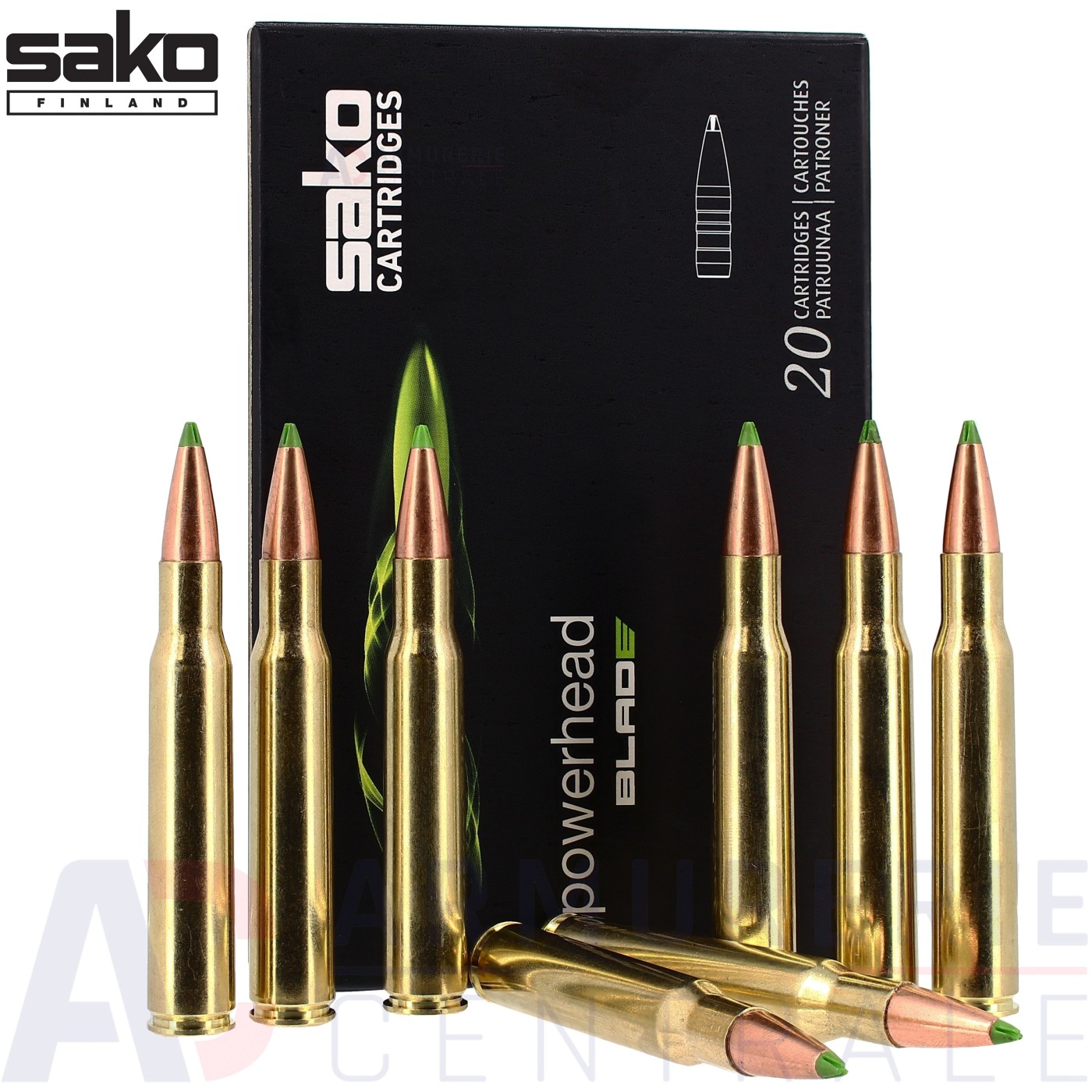 Cartouches Sako PowerHead Blade 30-06 Sprg 170 gr Cartouches Sako PowerHead Blade 30-06 Sprg 170 gr