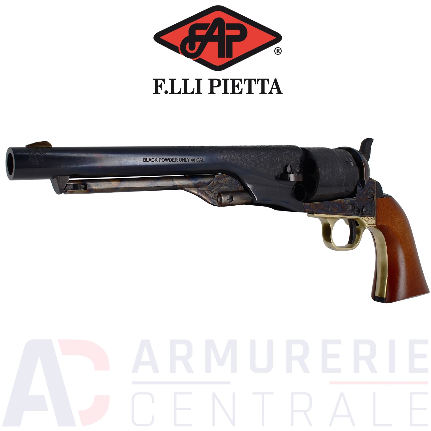 Revolver Pietta 1860 Army Union & Liberty Acier .44 