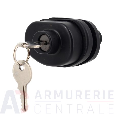 Verrou de pontet à clefs