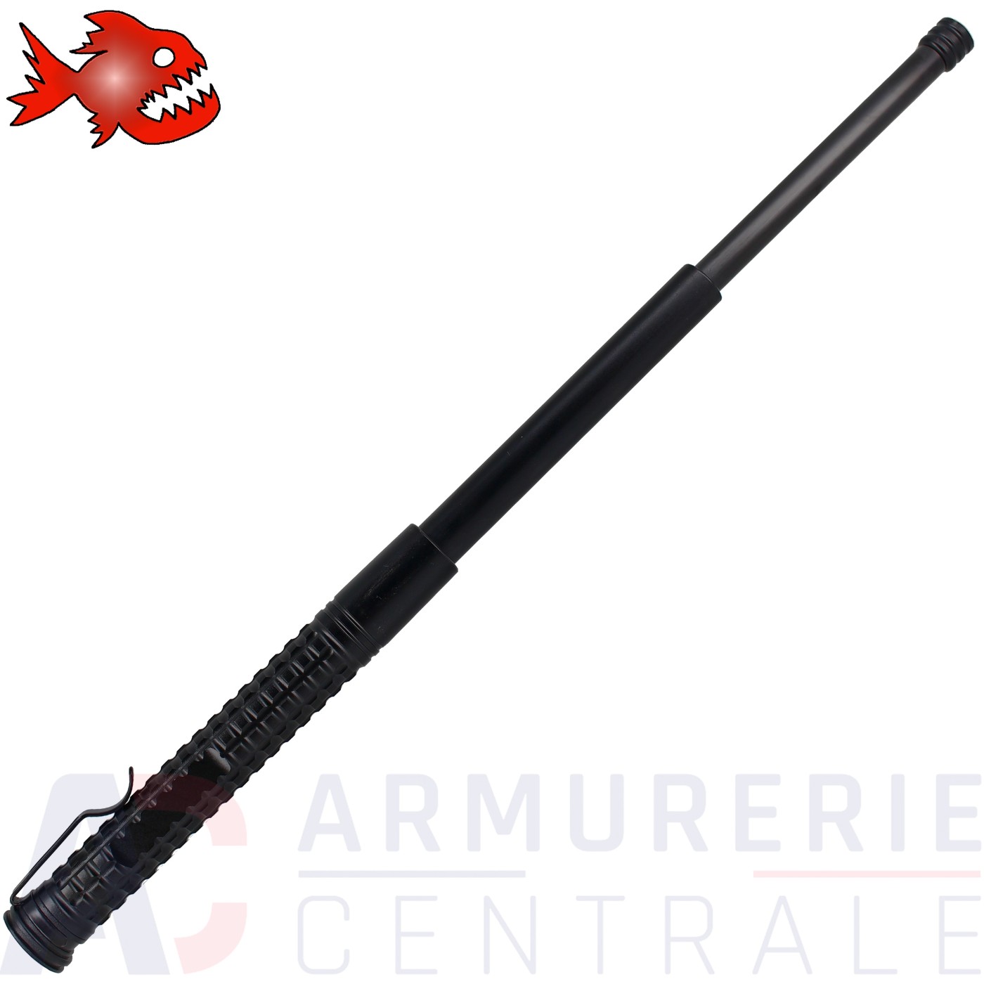 Matraque Piranha avec bouton de fermeture 16 pouces Matraque Piranha avec bouton de fermeture 16 pouces