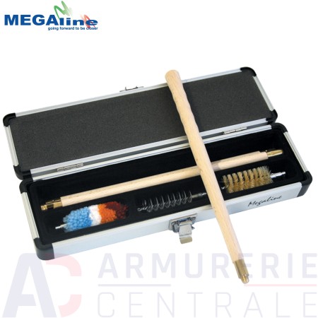 Coffret nettoyage alu Megaline pour fusil calibre 12