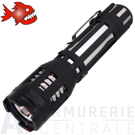 Lampe torche shocker argent Piranha PIFC3