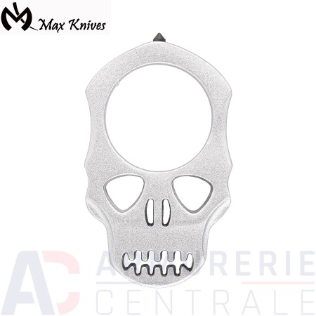 Max Knives Poing américain Skull Silver