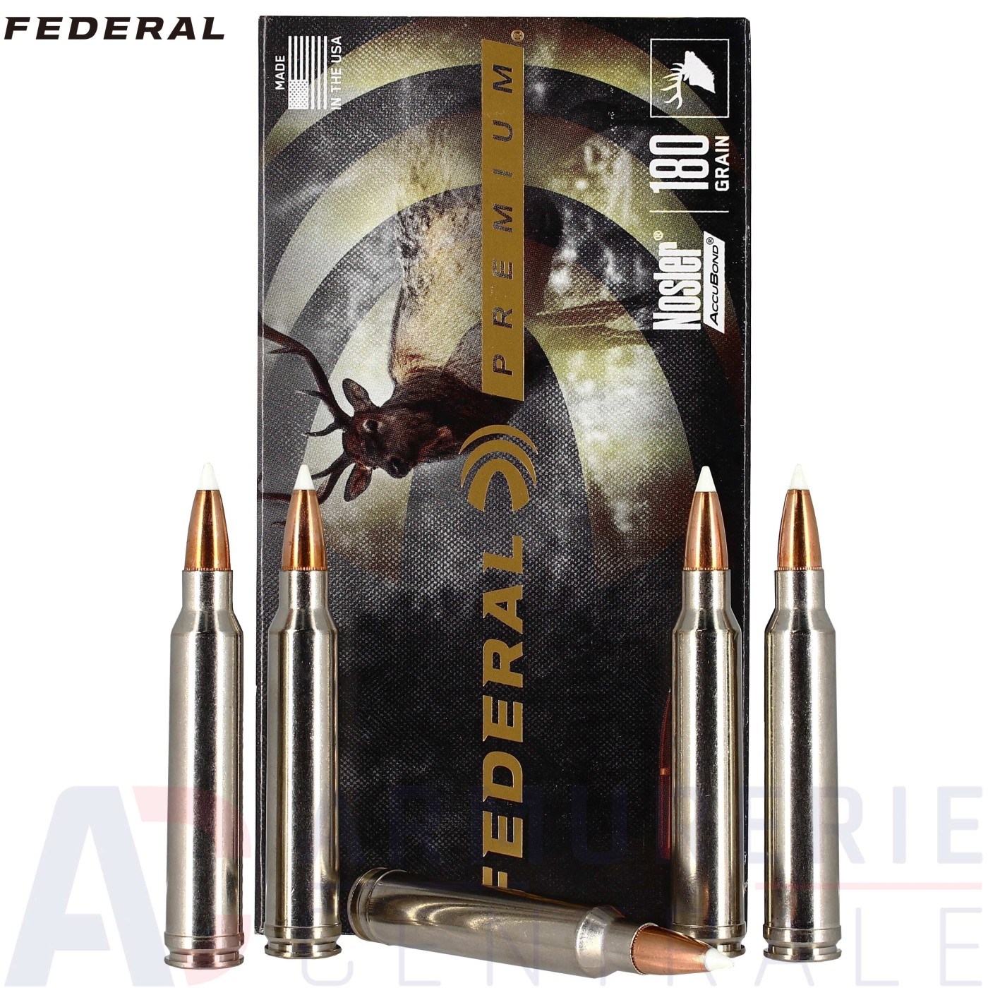 20 Cartouches Federal Nosler Accubond 300 win mag 180 Gr 20 Cartouches Federal Nosler Accubond 300 win mag 180 Gr