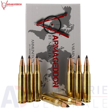 20 Cartouches Varmageddon Varmint 222 Rem 40 gr FB