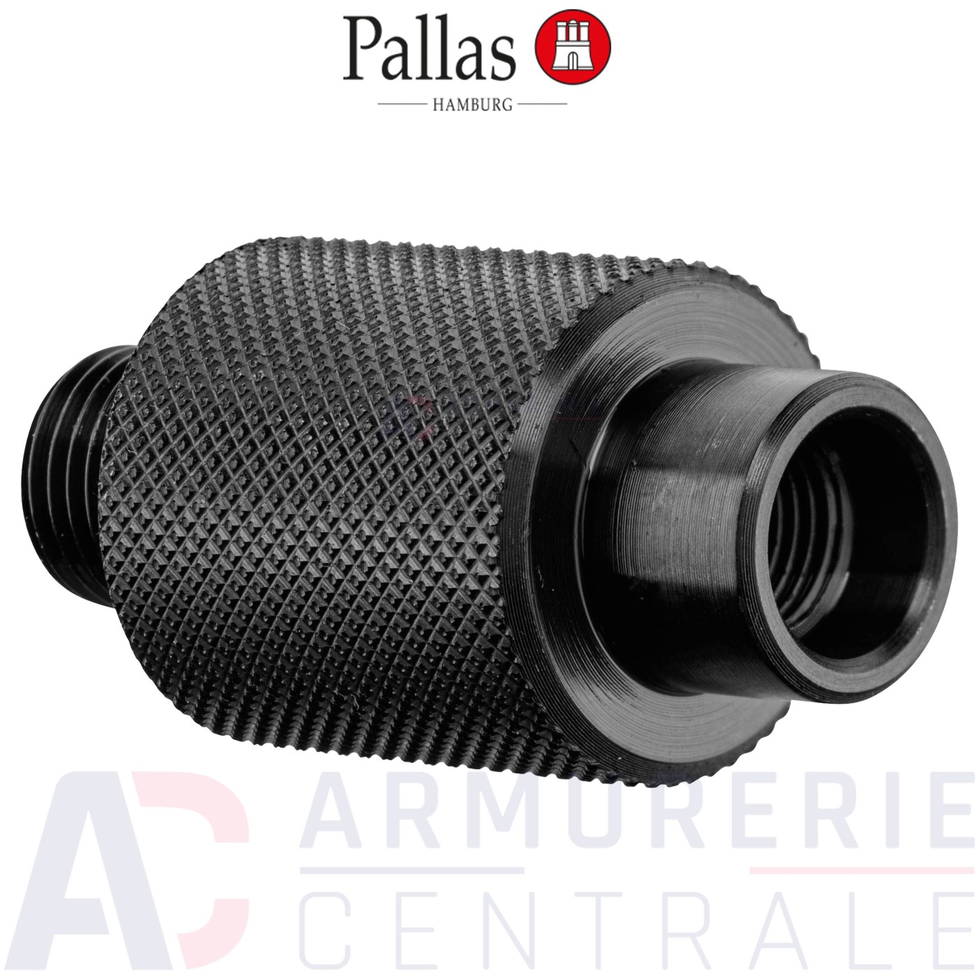Adaptateur silencieux Pallas BA15 génération 2 22lr 1/2X20 Adaptateur silencieux Pallas BA15 génération 2 22lr 1/2X20