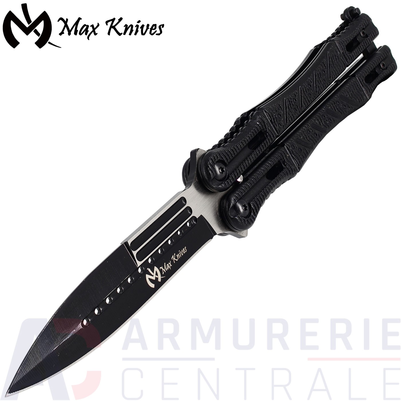 Couteau Papillon MaxKnives P48 Noir Couteau Papillon MaxKnives P48 Noir
