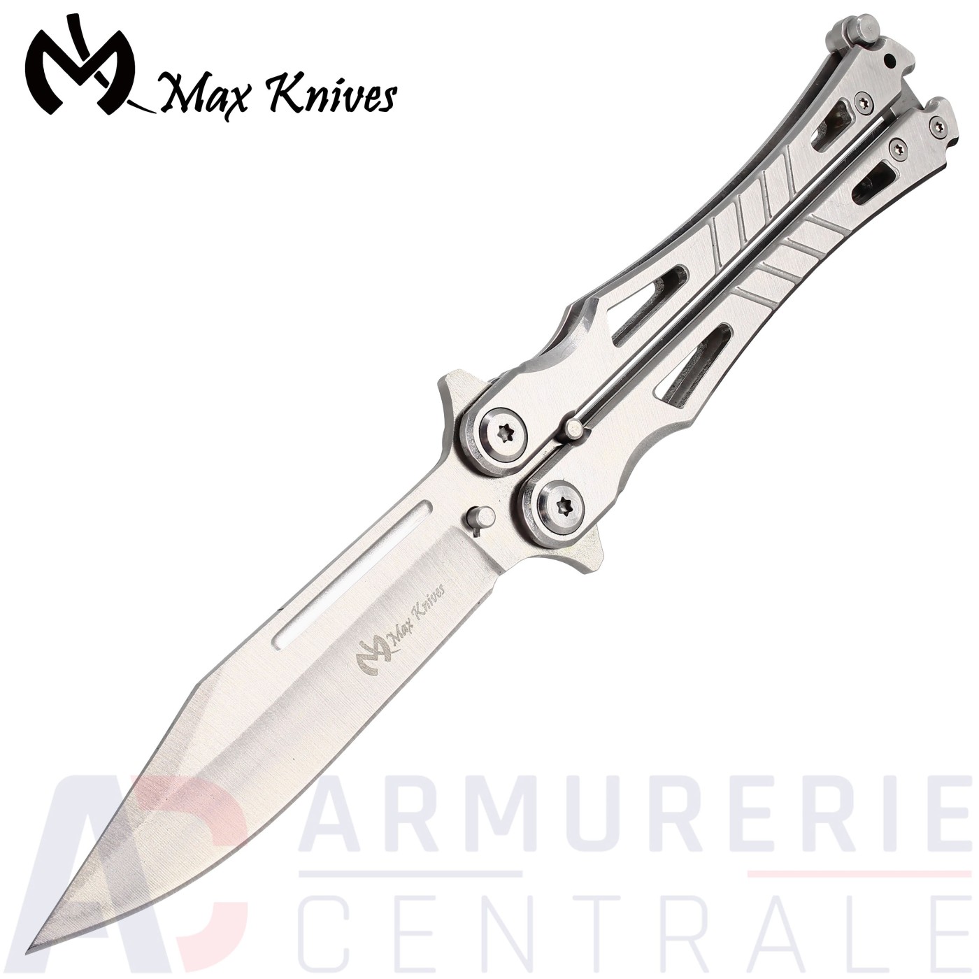 Couteau Papillon MaxKnives P35S Chrome