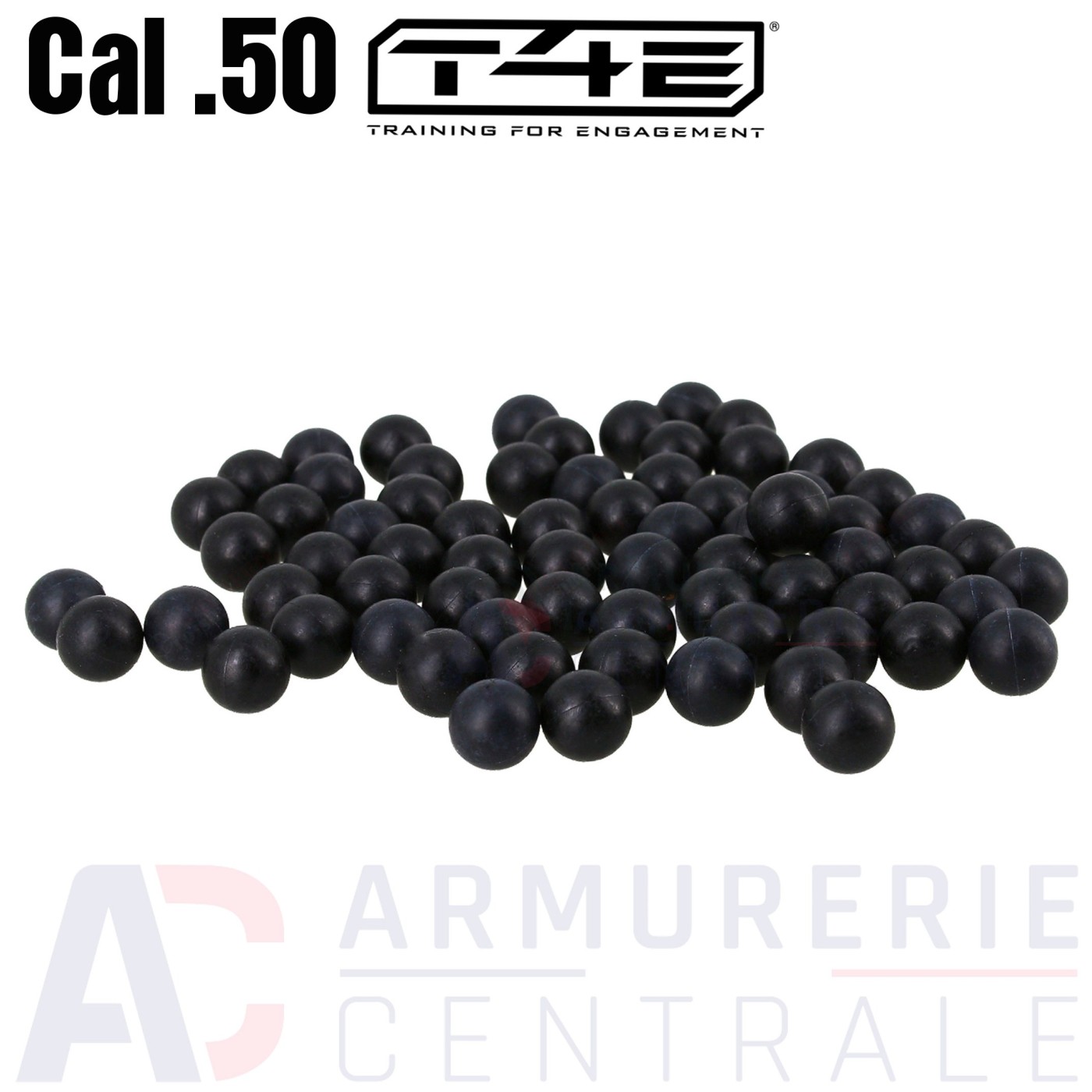 100 Balles Umarex T4E RBI 50 avec bille acier 100 Balles Umarex T4E RBI 50 avec bille acier