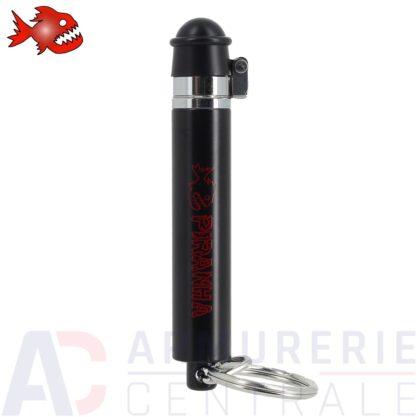 Porte-clé Piranha Poivre OC noir Porte-clé Piranha Poivre OC noir