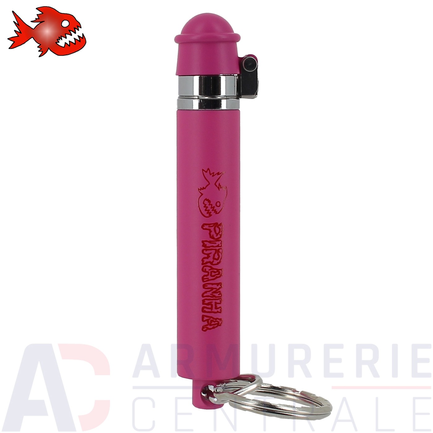 Porte-clé Piranha Poivre OC rose Porte-clé Piranha Poivre OC rose