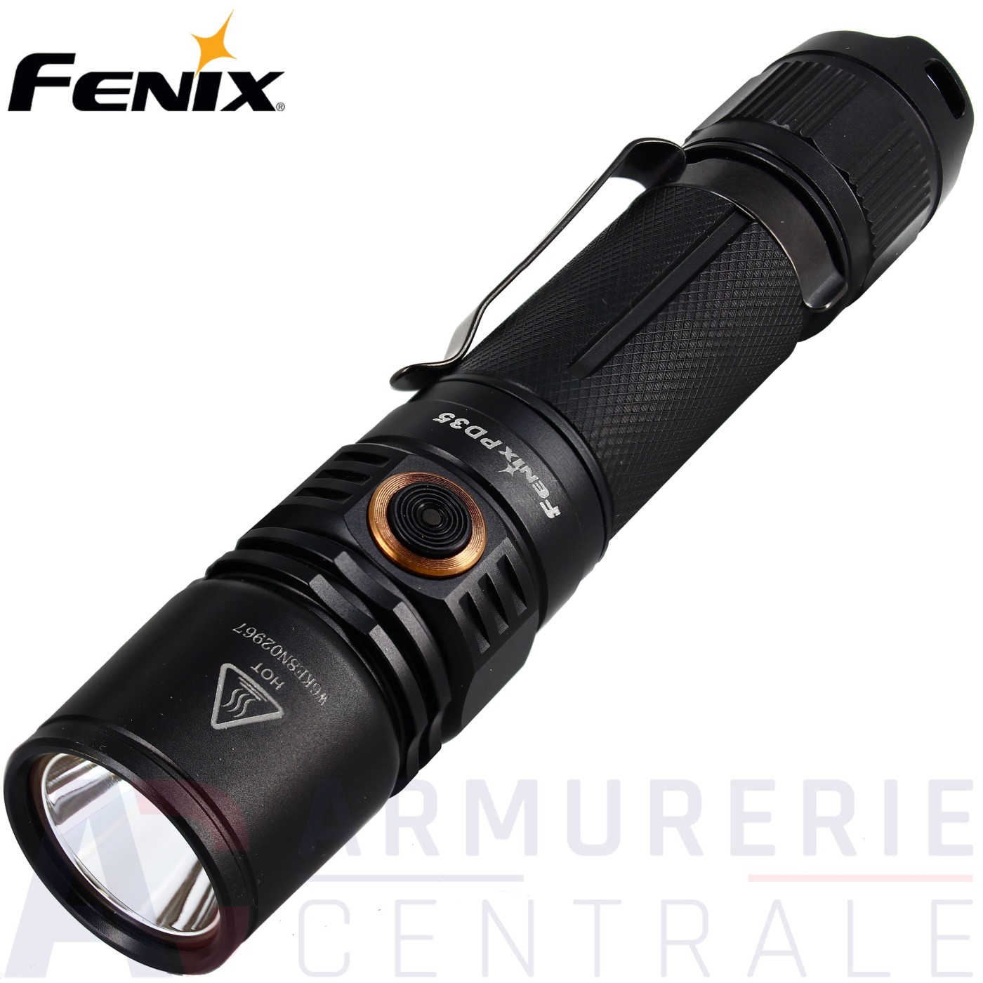 Lampe FENIX PD35 V3.0 noir (1700 Lumens) Lampe FENIX PD35 V3.0 noir (1700 Lumens)