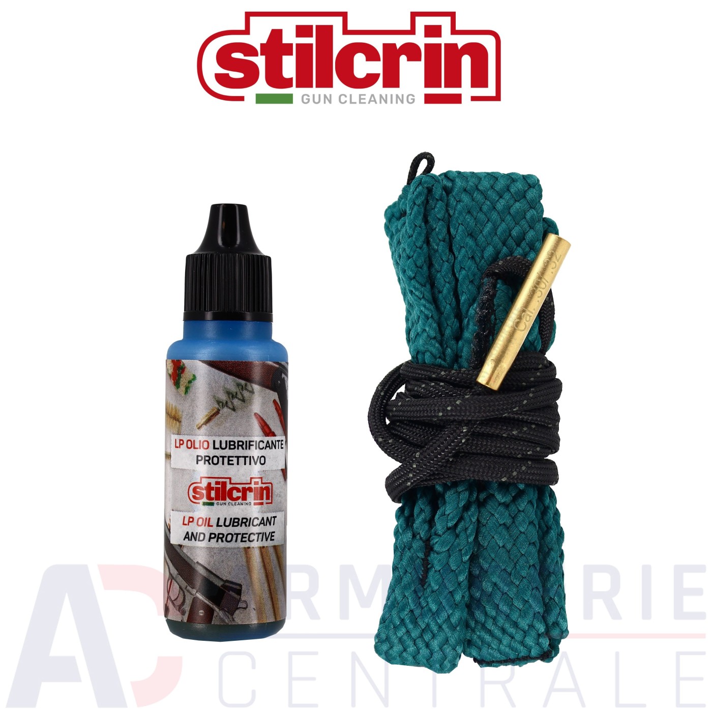 Cordon de nettoyage Stilcrin calibre 30 (7.62mm) + huile Cordon de nettoyage Stilcrin calibre 30 (7.62mm) + huile