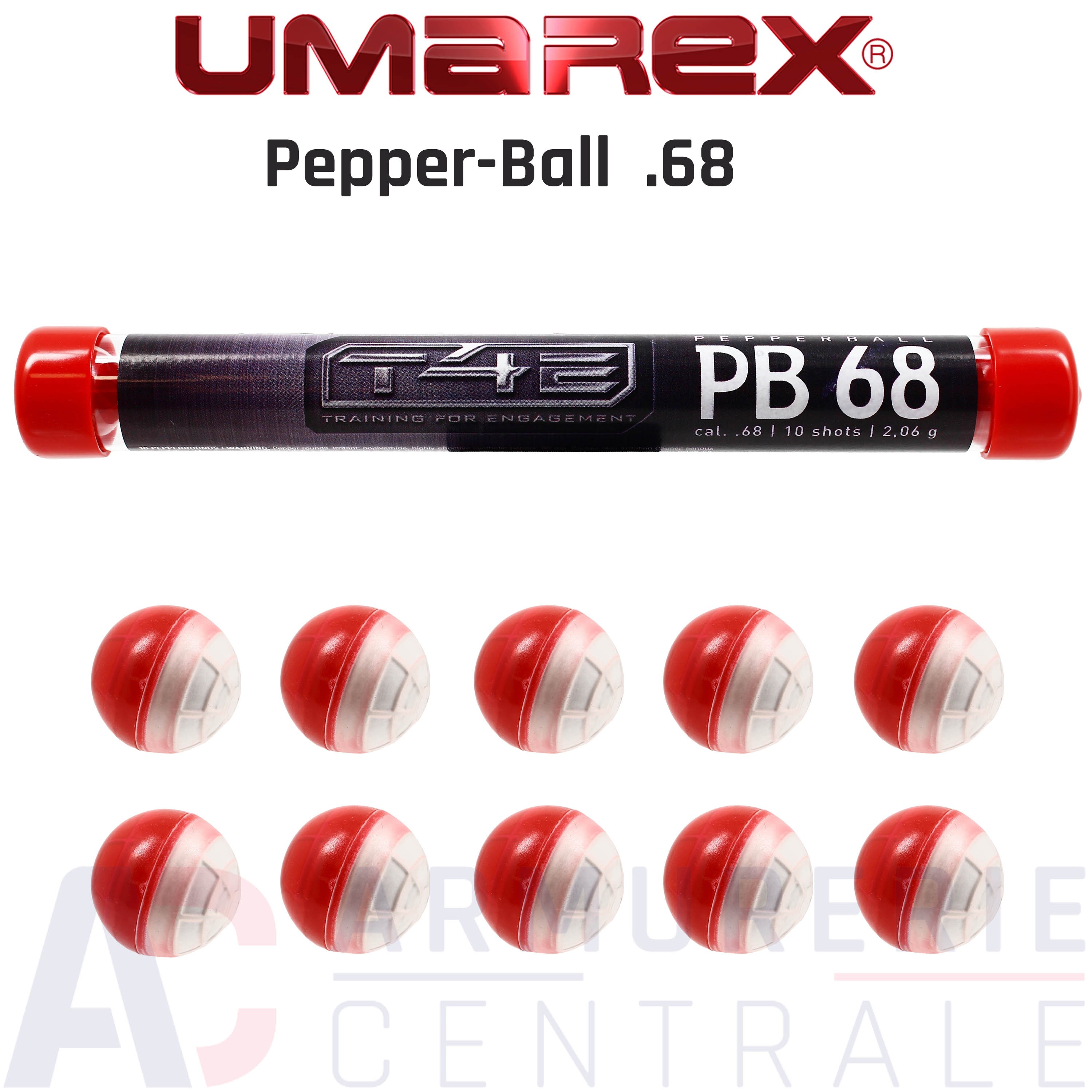 Boules De Poivre Cal.68 Haute Dose 15% – Prudence – HDR68 TS68 HDX68 TB68 X-68 FSC