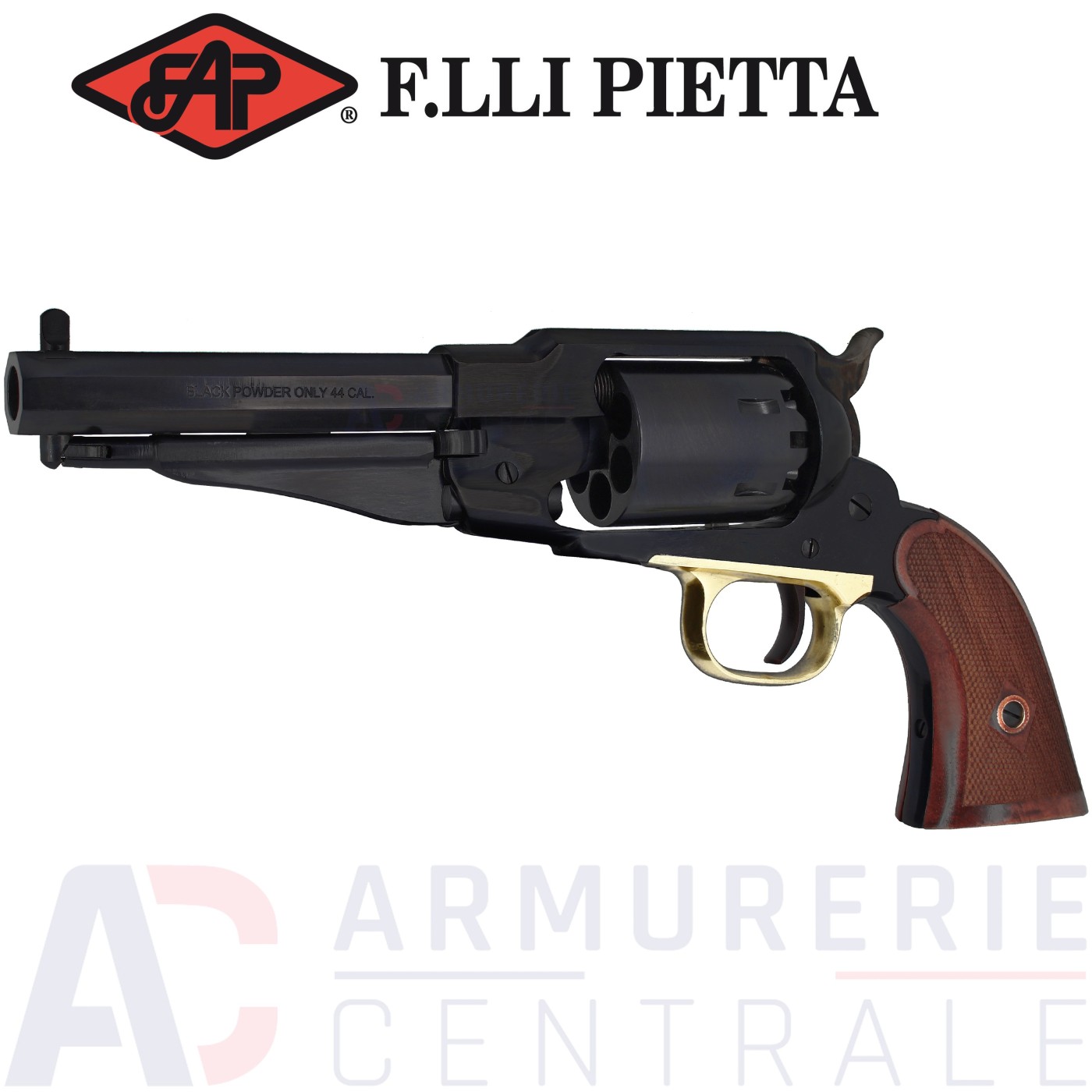 Revolver Pietta 1858 New Army Sheriff Black .44 PN