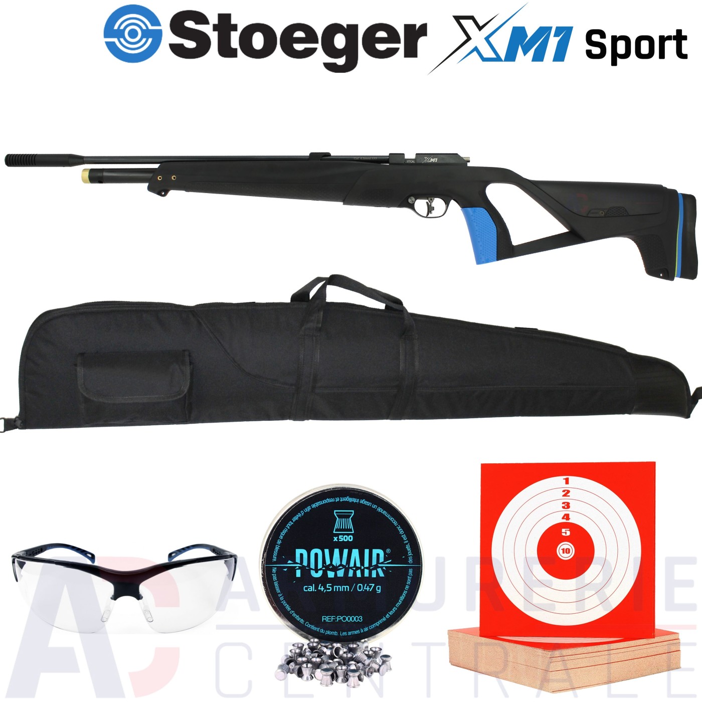 Carabine PCP Stoeger XM1 Sport 4,5 mm (19.9 Joules) 
