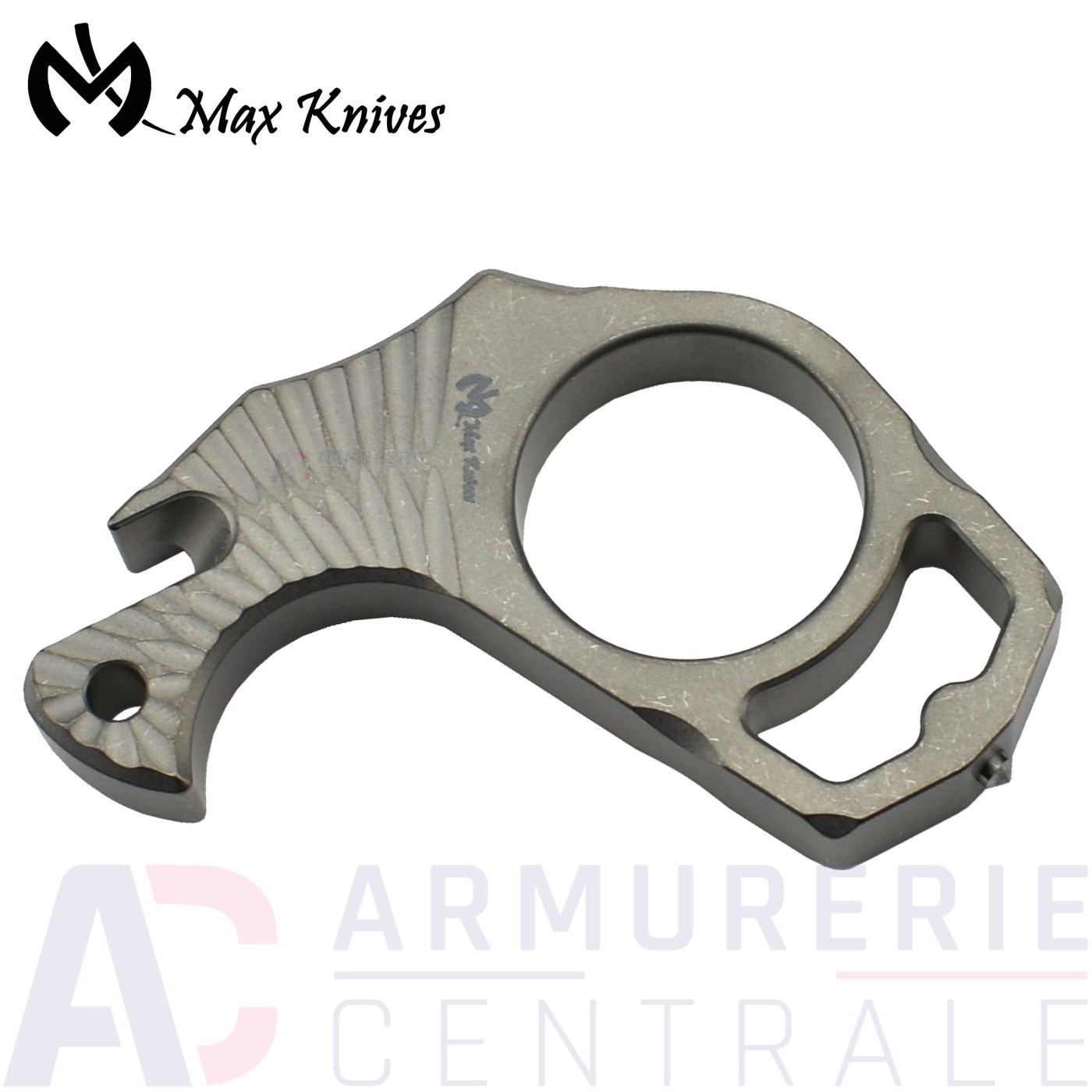 Poing américain décapsuleur MAX KNIVES TIKNU3 Titane Poing américain décapsuleur MAX KNIVES TIKNU3 Titane